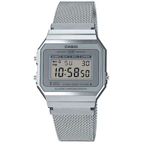 Наручные часы CASIO A700WEM-7A, серый, серебряный