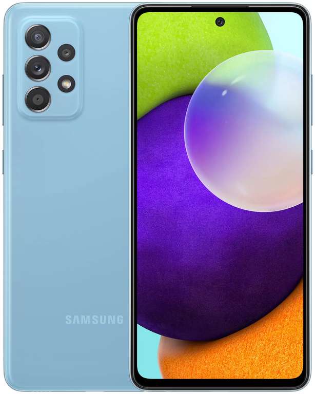 Смартфон Samsung Galaxy A52 8/256 ГБ RU, синий