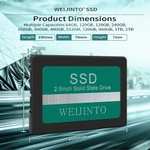 Внутренний диск SSD WEIJINTO, 128 Гб (и другие объёмы)