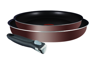 Набор сковород Tefal Ingenio Brownie 24см + 28см + ручка