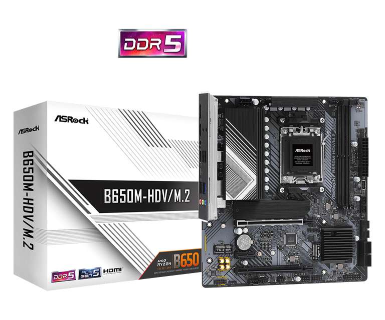 Материнская плата AM5 Asrock B650M-HDV/M.2