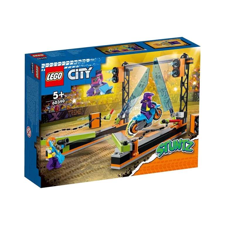 Конструктор Lego City 60340 Трюковое испытание "Клинок", 154 эл.