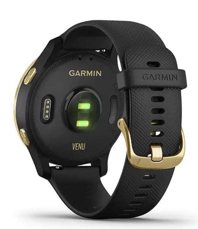 Спортивные часы Garmin Venu Black/Gold (+ возврат 4750 баллов)