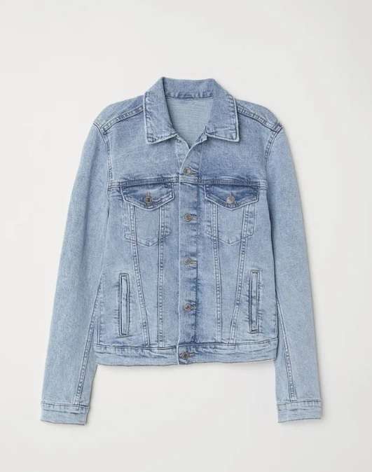 Куртка джинсовая H&M, укороченная (рр 40, 42, 44, 46)