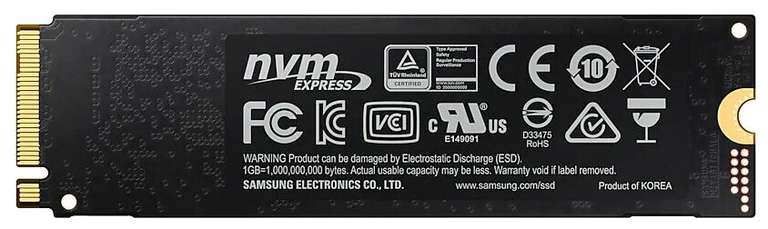 SSD диск SAMSUNG NVMe M.2 970 EVO Plus 1 ТБ (MZ-V7S1T0BW)