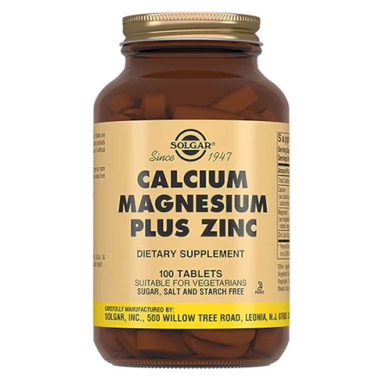 [Мск, СПб и др] Solgar "Кальций-Магний-Цинк" Calcium Magnesium Plus Zinc, 100 шт.