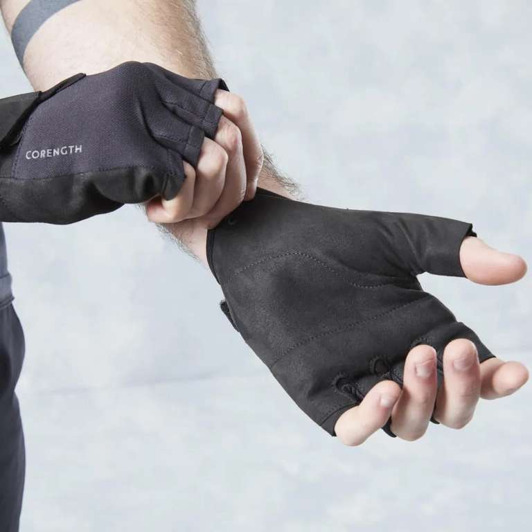 Перчатки для силовой тренировки Decathlon (244₽. при оплате Ozon Картой)