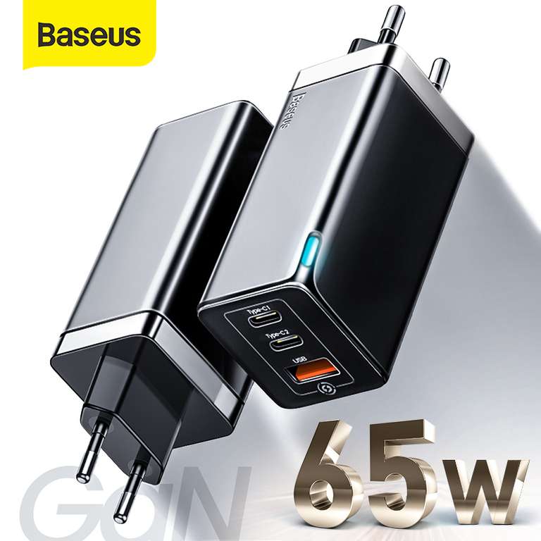 GaN зарядное устройство Baseus 65W