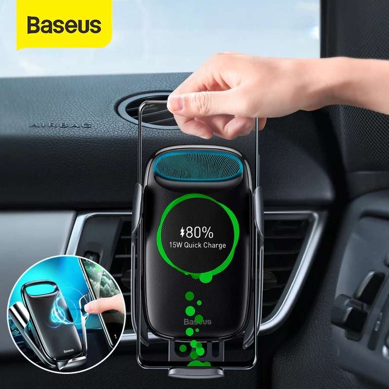 Беспроводная зарядка-держатель Baseus в авто
