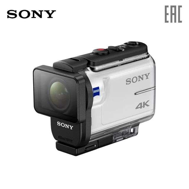 Экшн-камера Sony FDR-X3000 со съёмкой 4K в комплекте с аквабоксом
