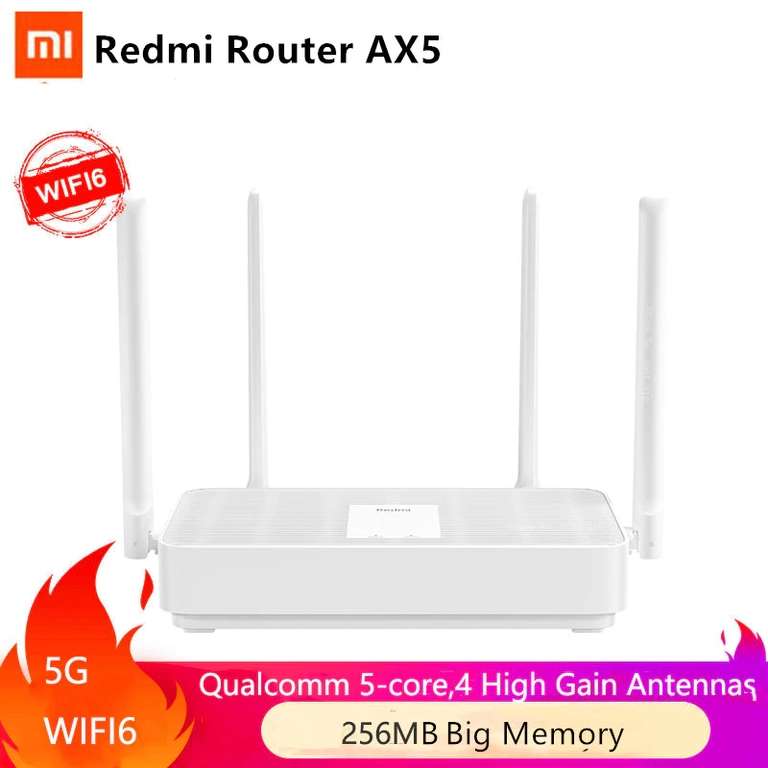 Роутер Xiaomi Redmi AX5 (Wi-Fi 6, 2.4 / 5 ГГц, 1 Гбит/с)