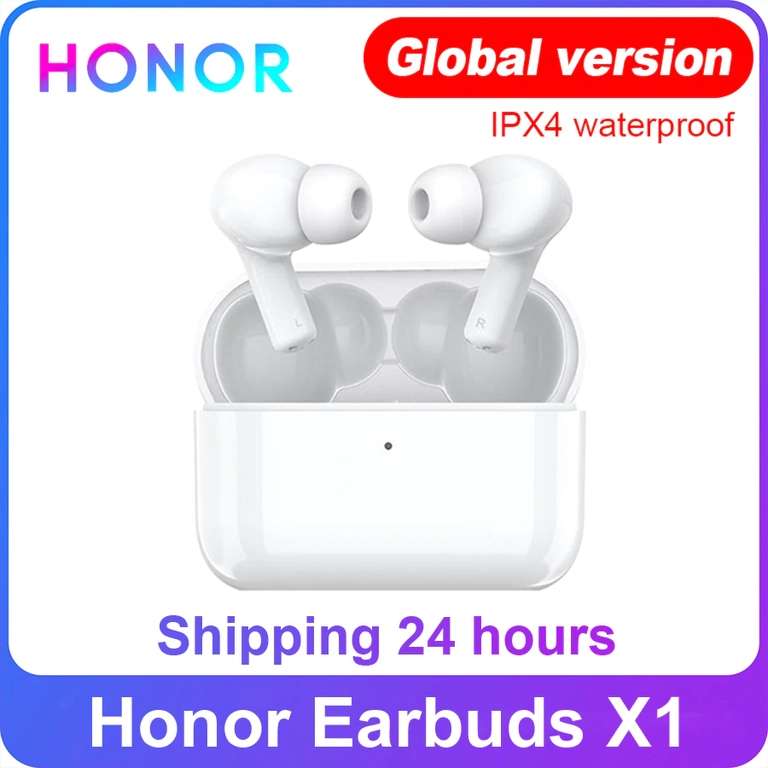 TWS Honor Earbuds X1 (BT 5.0, Type-C, 24 часа автономность)