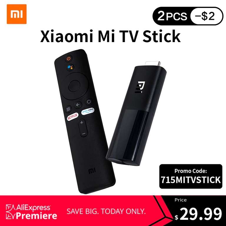 ТВ-приставка Xiaomi Mi TV Stick за за $29.99