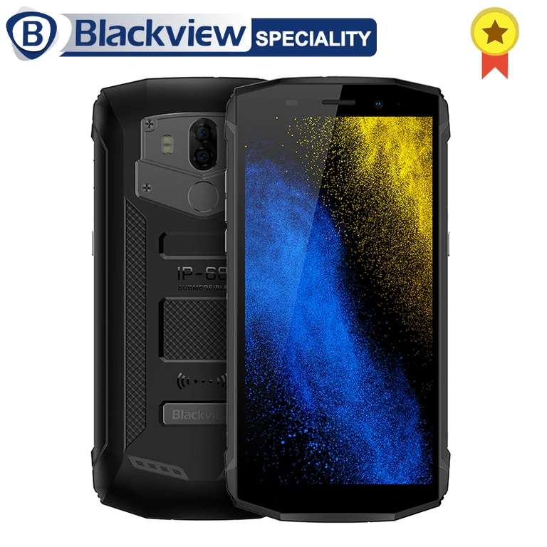 Защищенный смартфон Blackview BV5800 (с NFC) за 118$