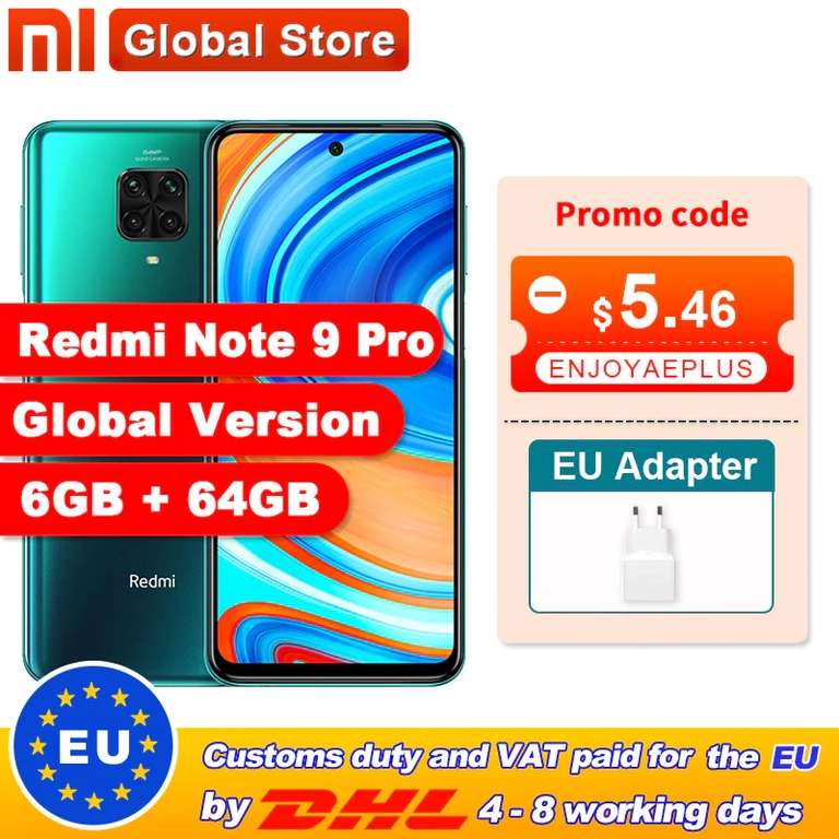 Redmi Note 9 Pro 6 ГБ 64 Гб