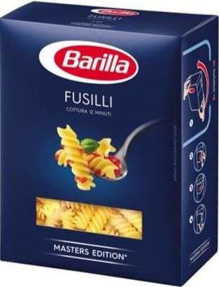 Макароны Barilla фузилли, спагеттини №3, пенне ригате 450/500 г