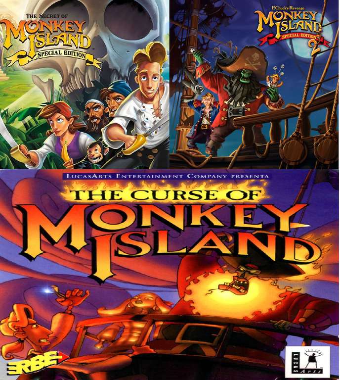[PC] Подборка игр (напр. The Curse of Monkey Island)
