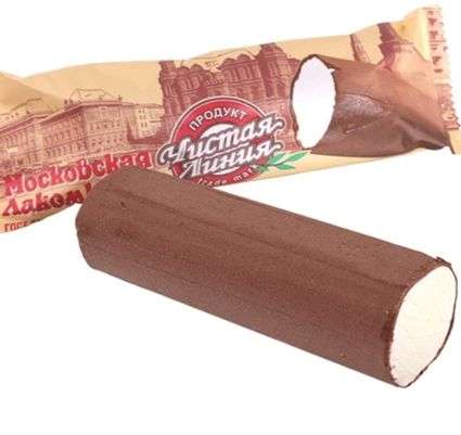 Мороженое Чистая линия Московская лакомка в шоколадной глазури 80 г