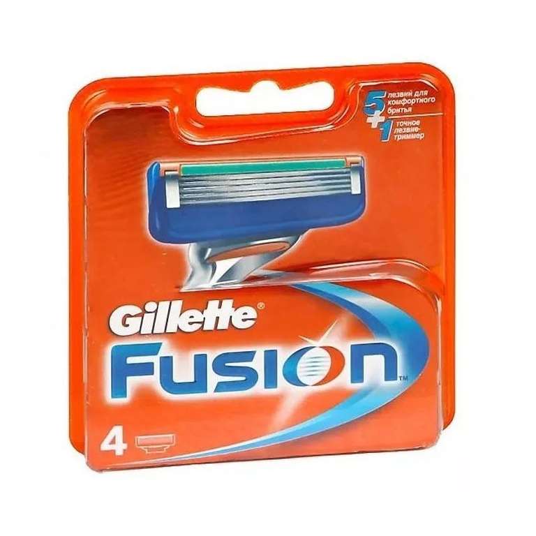Сменные кассеты для бритья Gillette Fusion