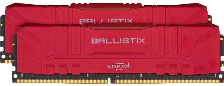 Подборка CRUCIAL Ballistix (напр., CRUCIAL Ballistix BL8G30C15U4B DDR4 8Гб 3000 cl15, за шт при покупке 2 шт)