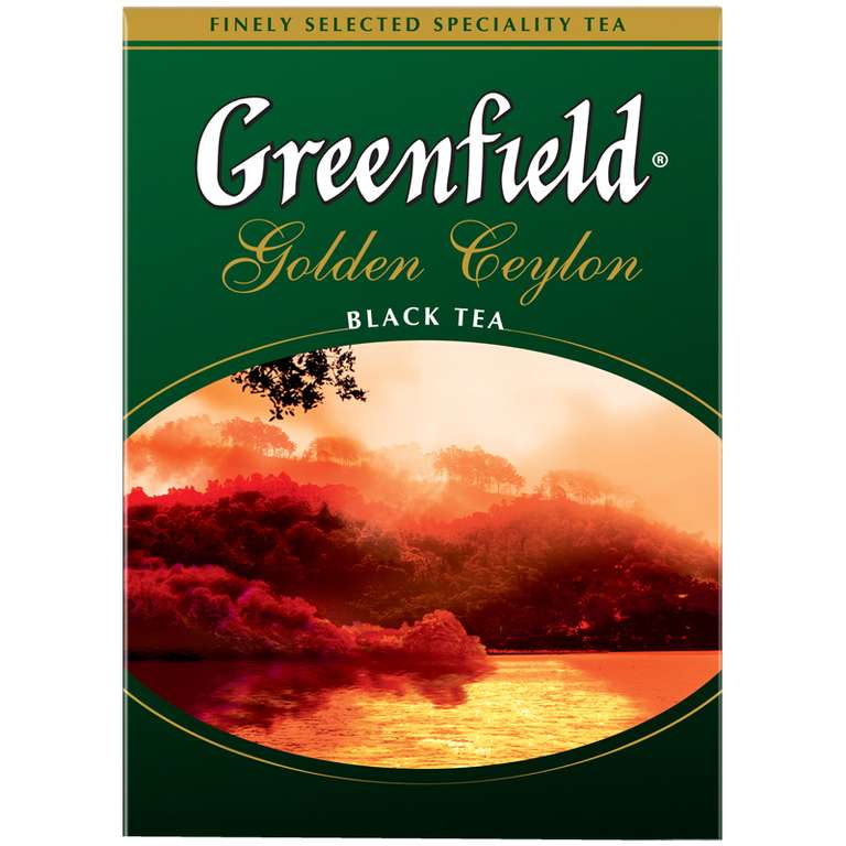 Чай greenfield golden ceylon 200г крупнолистовой