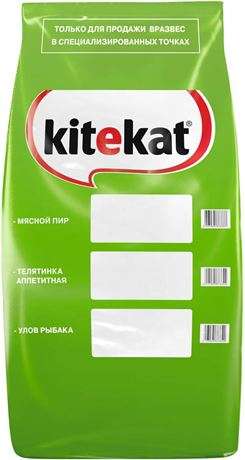 Сухой корм для кошек Kitekat мясной пир 15кг