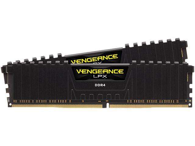 16GB (8GBx2) DIMM DDR4 3600 PC28800 Corsari Vengeance LPX CMK16GX4M2D3600C18