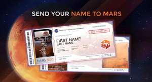 Бесплатно: Send Your Name To Mars (подробнее в описании)