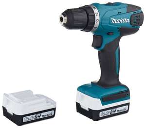 Дрель-шуруповерт Makita DF347DWE Li-Ion 1.5 А·ч 14.4 В х2 кейс 30 Н·м