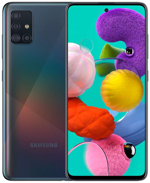 Смартфон Samsung A515 Galaxy A51 4/64Gb + наушники JBL C100SI