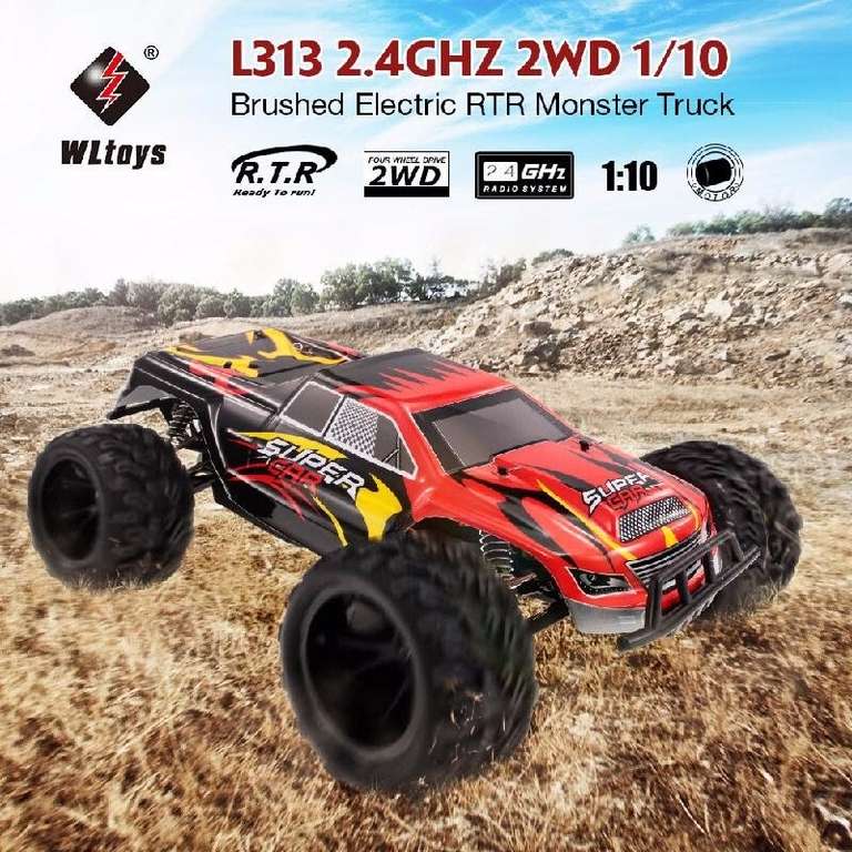 WLtoys L313 2.4GHz 2WD 1/10 50 км/ч за 104.99$