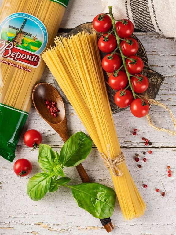 Спагетти Верони (высший сорт). 2 упаковки по 500 гр