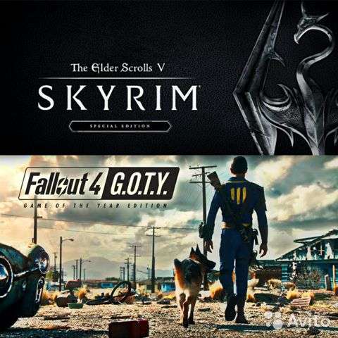 [PS4] Skyrim Special Edition + Fallout 4 G.O.T.Y. Bundle
