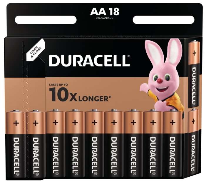 Батарейки Duracell Basic AA 18шт