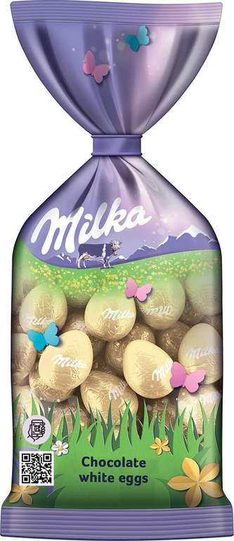 Шоколад MILKA Мини Яйца Белый Шоколад, 100 г