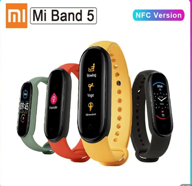 Смарт-браслет Mi band 5 NFC CN version