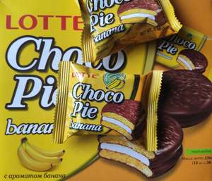 [Мск] Бисквит Choco Pie banana, 12 шт, 336 г.