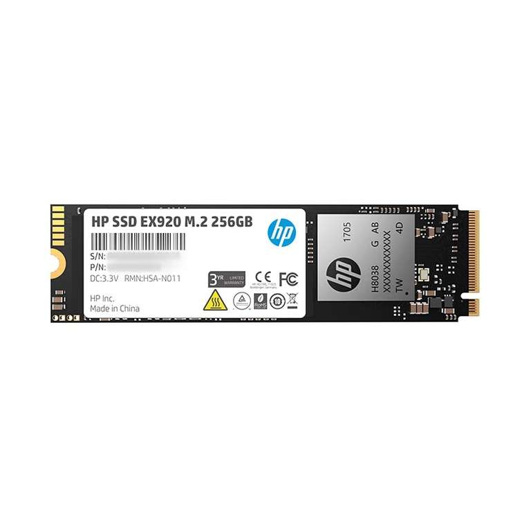 HP EX920 256G M.2 NVMe SSD за $56.9