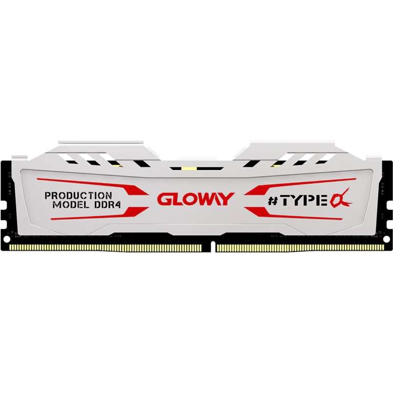 DDR4 Gloway 16GB 2400, белый радиатор