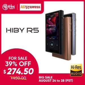 Android музыкальный плеер Hiby R5