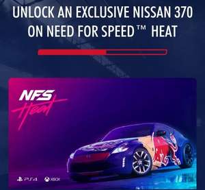 [Xbox one, PS4] Бесплатное DLC в виде NISSAN 370 Z для NEED FOR SPEED HEAT.