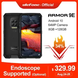 Смартфон Ulefone Power 9E Android 10 Helio P90 8 ГБ + 128 ГБ 2,4G + 5G WI-FI 6600 mAh 64MP