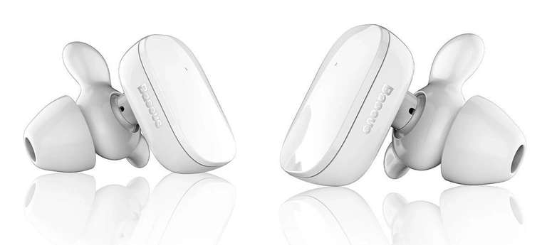 Bluetooth-гарнитура Baseus Encok W02 TWS Truly Wireless headset (белый)