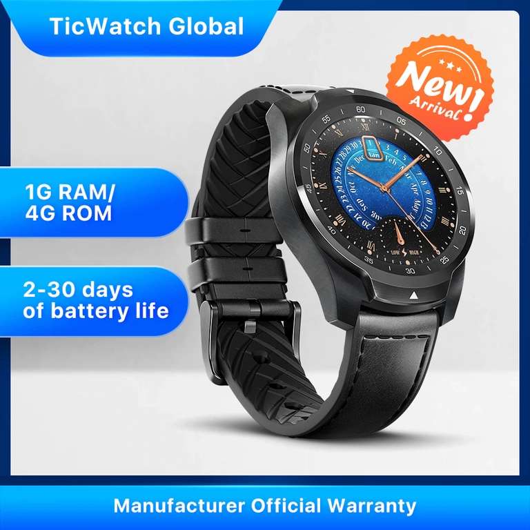 Умные часы TicWatch Pro 1/4Gb, NFC