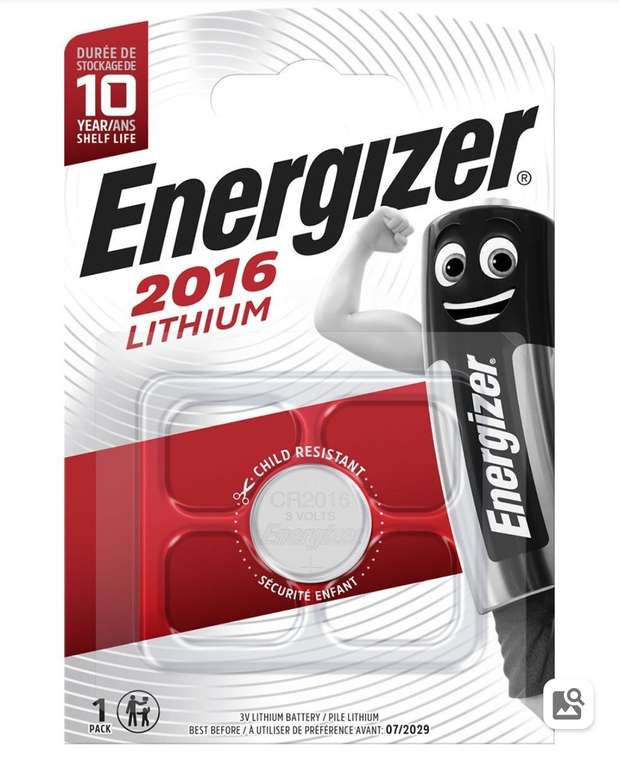 Energizer акция 2+1, напр, Специальный элемент Lithium CR2016 FSB 1