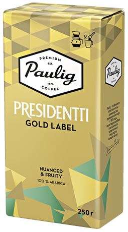 Кофе Paulig Presidentti (зерно/молотый) 250гр.