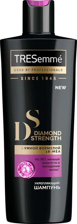 Tresemme Diamond Strength шампунь Укрепляющий, 400 мл (цена по акции при покупке от двух штук)