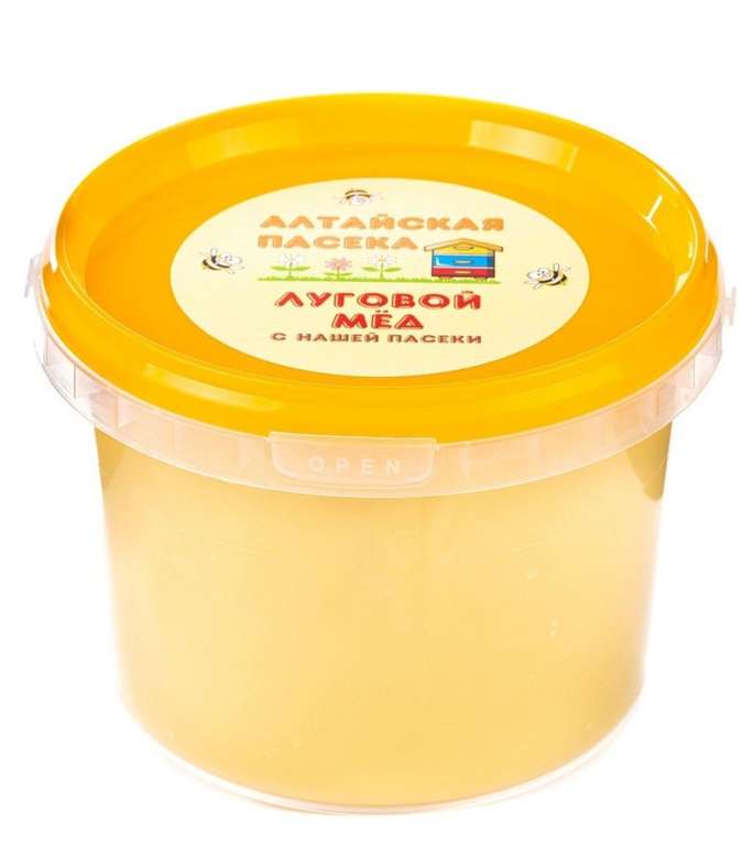 Мёд алтайский луговой 1,5 кг