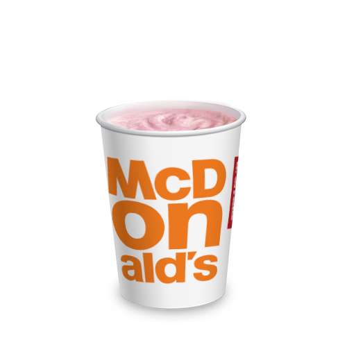 Клубничный коктейль в McDonald's
