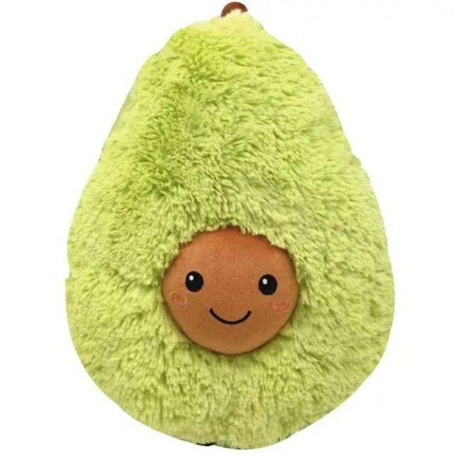Мягкая игрушка авокадо, 30 см.